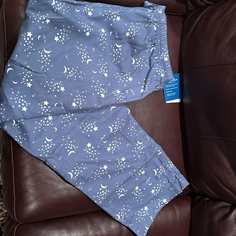 Stars and Moon Portuguese Flannel Pajama Pants - Picture 3 of 3